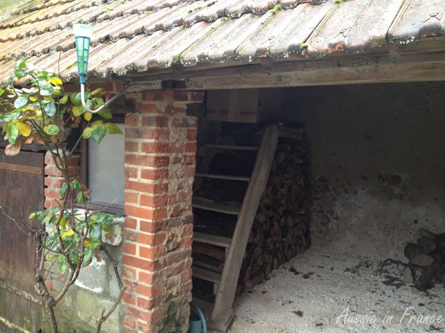 Our nicely stacked woodpile