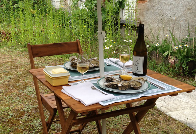 Oysters on Sunday in our little house