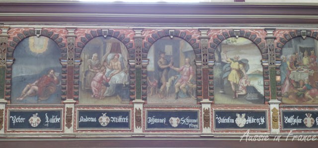 Painted gallery in St Stephan's