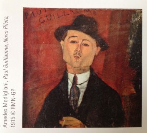 Paul Guillaume by Modigliani - photo taken from museum brochure