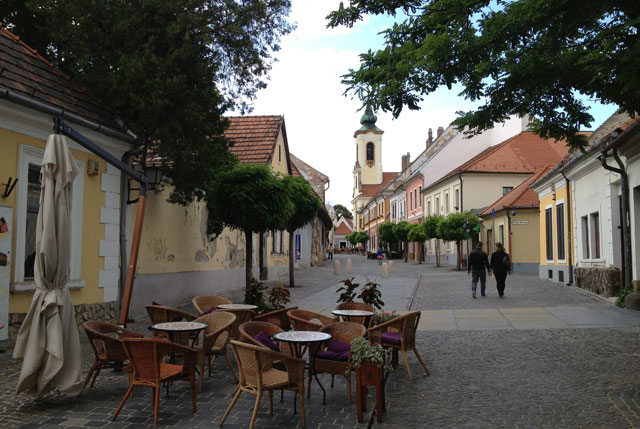 The main pedestrian street in Szentender