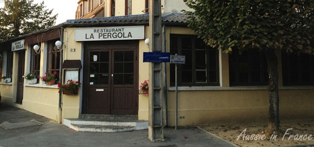 The inauspicious façade of the Pergola