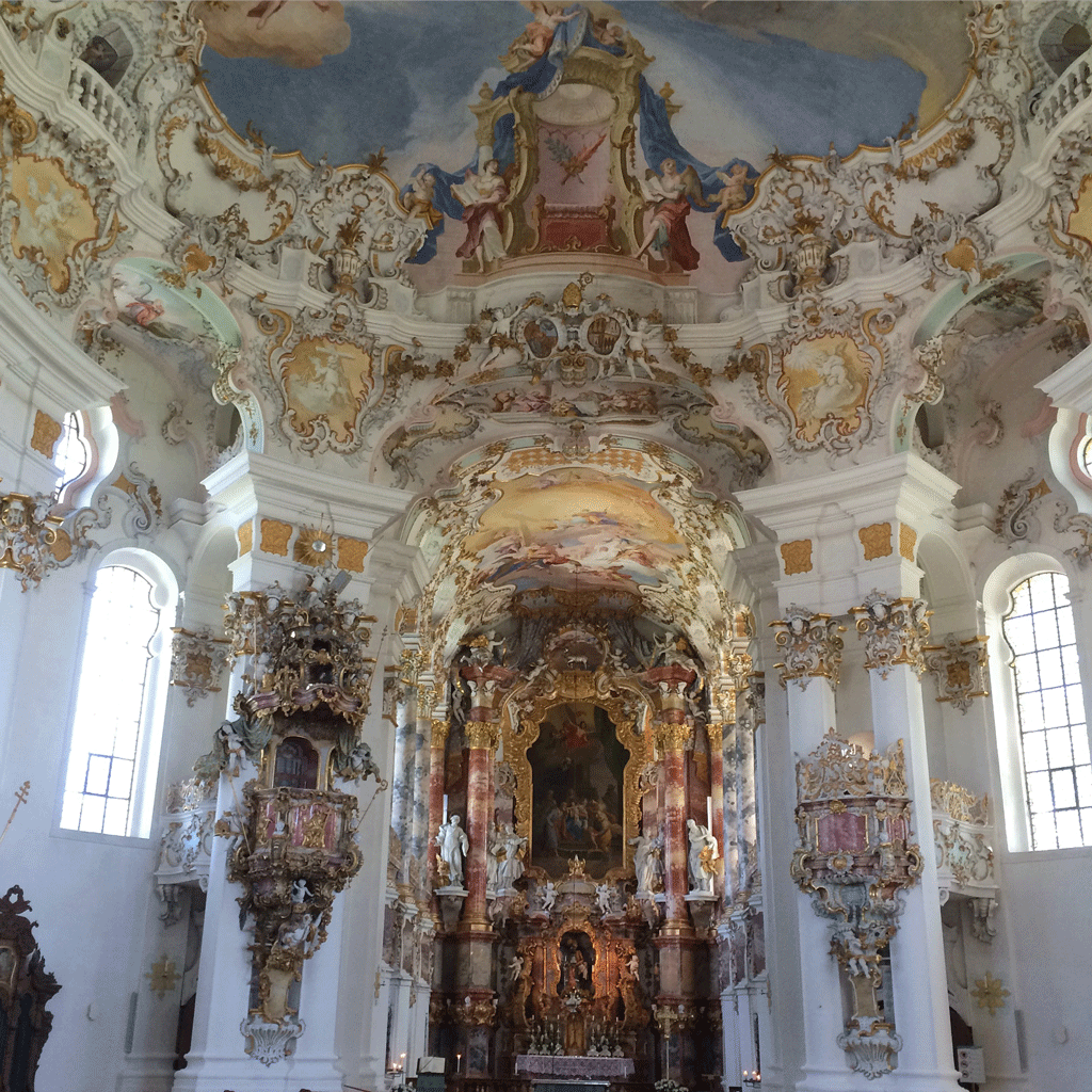 Inside of Wies church