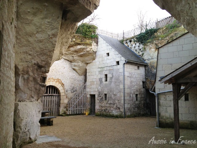 An 18th century pigeon house in the troglodyte village of Souzay Champigny
