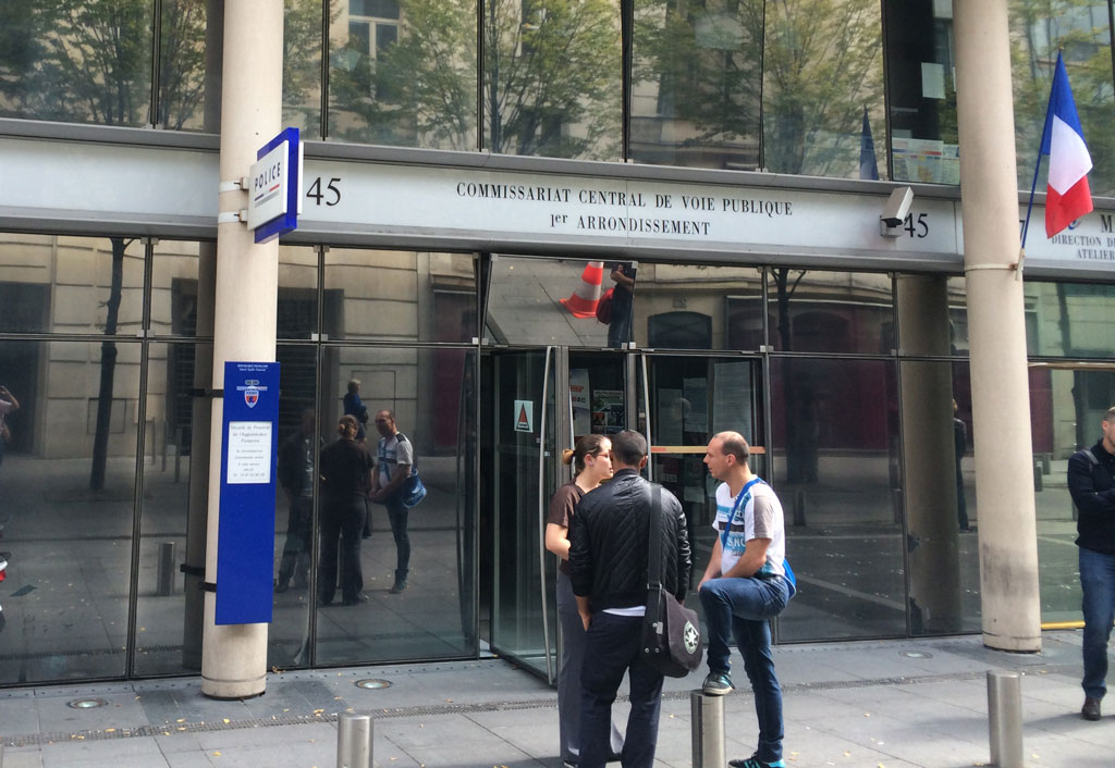 The police station from the outside - I didn't know how they'd react to a photo inside!
