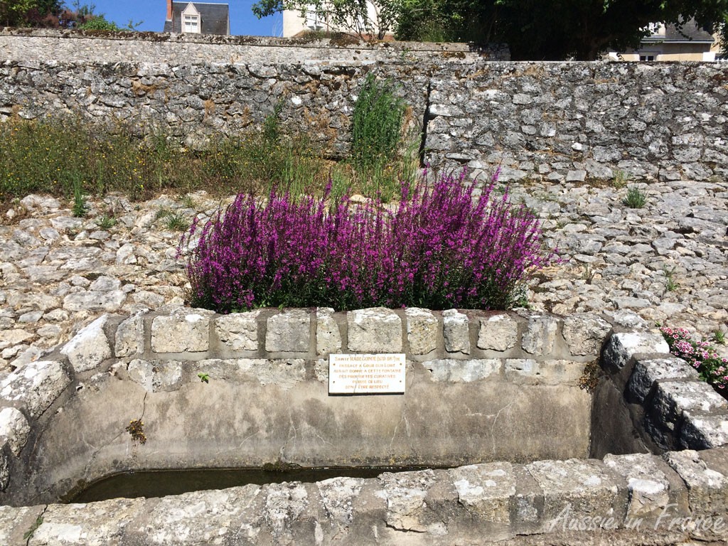 Radegonde's fountain with its curative properties