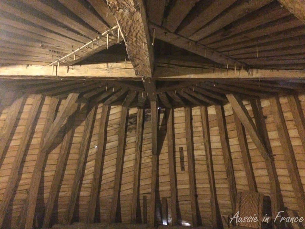Under the roof at Meung castle