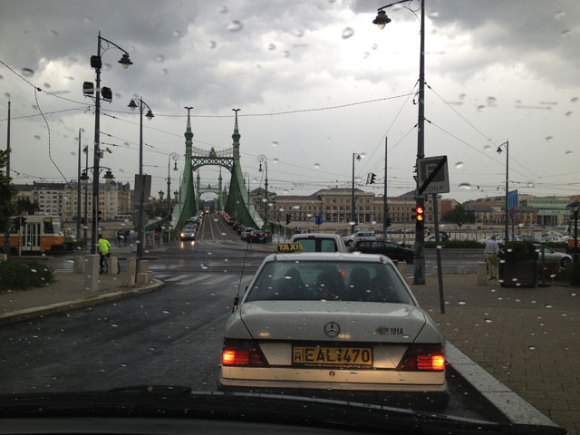 Going home in the rain