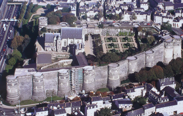 Overhead view of ramparts (photo taken from poster)
