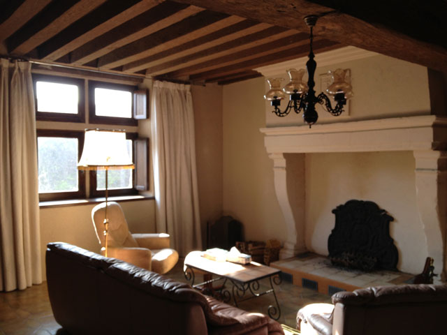 Our present fire-less living room