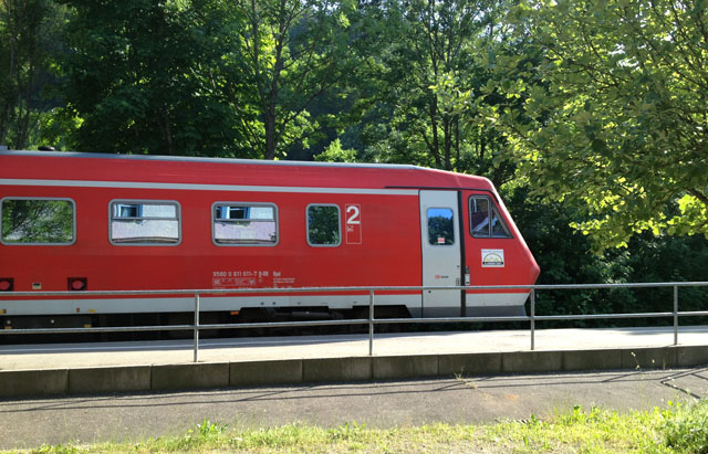 Our little red train