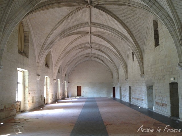 The refectory where the nuns survived on a very frugal diet of smoked fish and little else