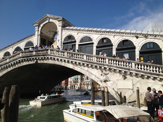 Rialto Bridge on the the Grand Canal