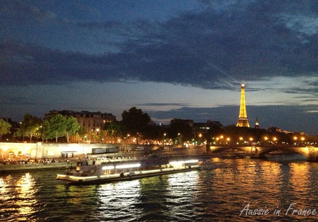 View of Berges de la Seine from the right bank