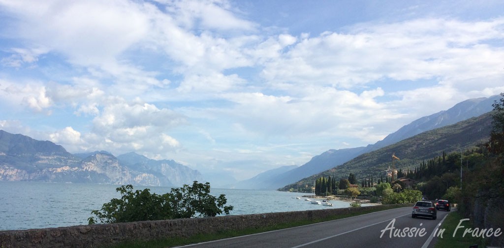 The view of the lake from main road