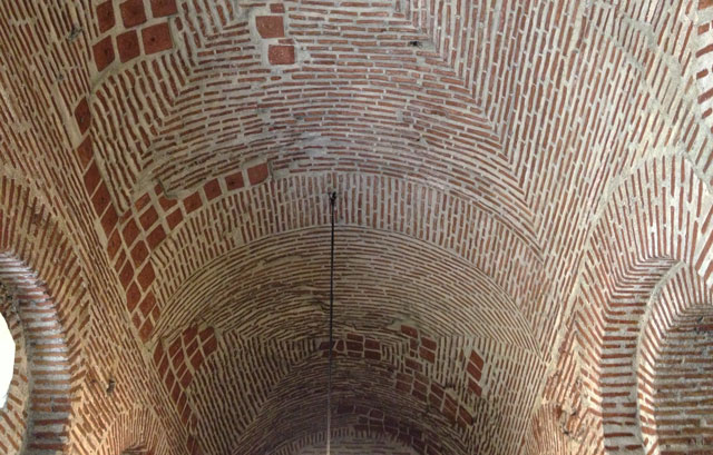 Brick vaulting inside St Sofia
