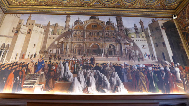 Saint Mark preaching in Alexandria