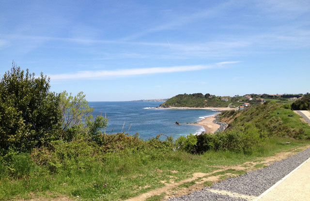 View from the hilltop path