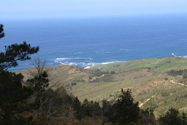 Le littoral espagnol sur la Côte basque