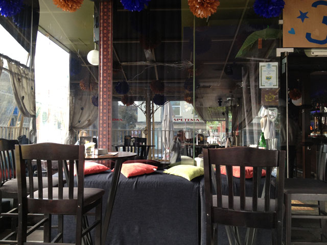 Spetema Café near the university of Sofia