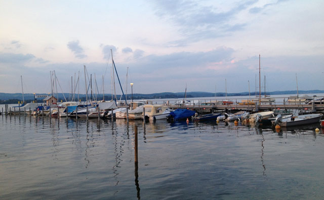Sunset over Lake Constance