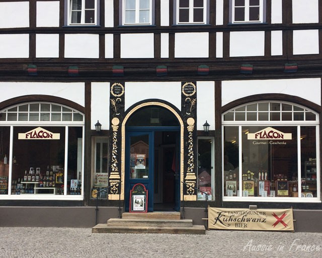 Shop façade in Tangermünde