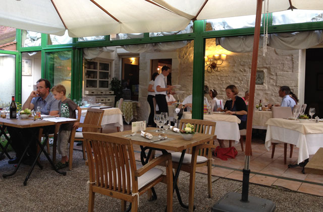 Terrace in the summer