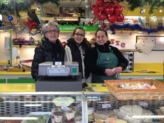 Three generations of Italians run the stall