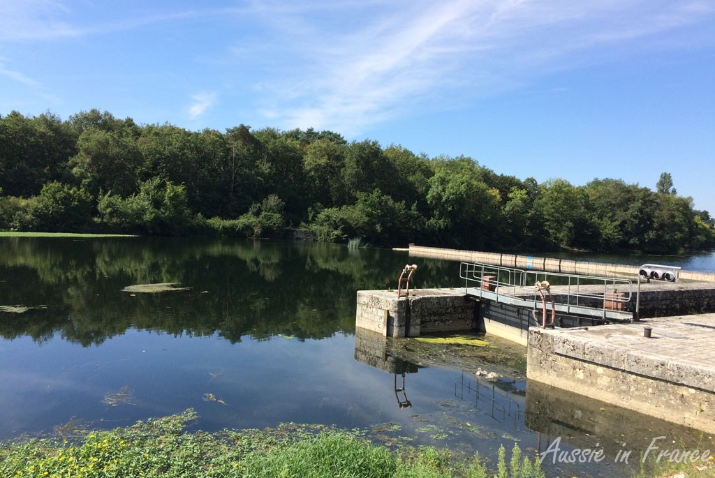 One of the many locks along the bike path