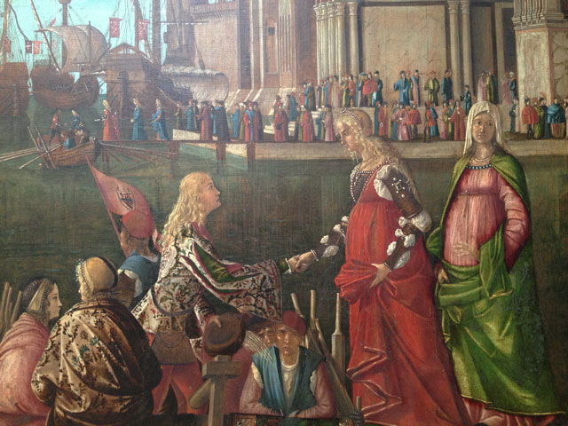 Venetian blonds in Carpaccio's Legend of Saint Ursula