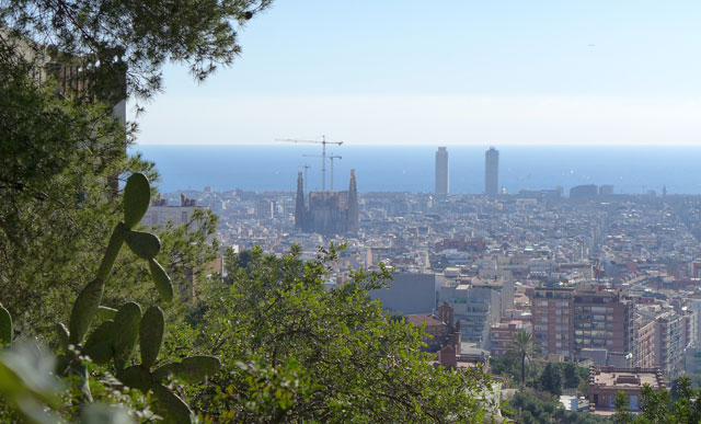 View of Barcelona from Guell Park