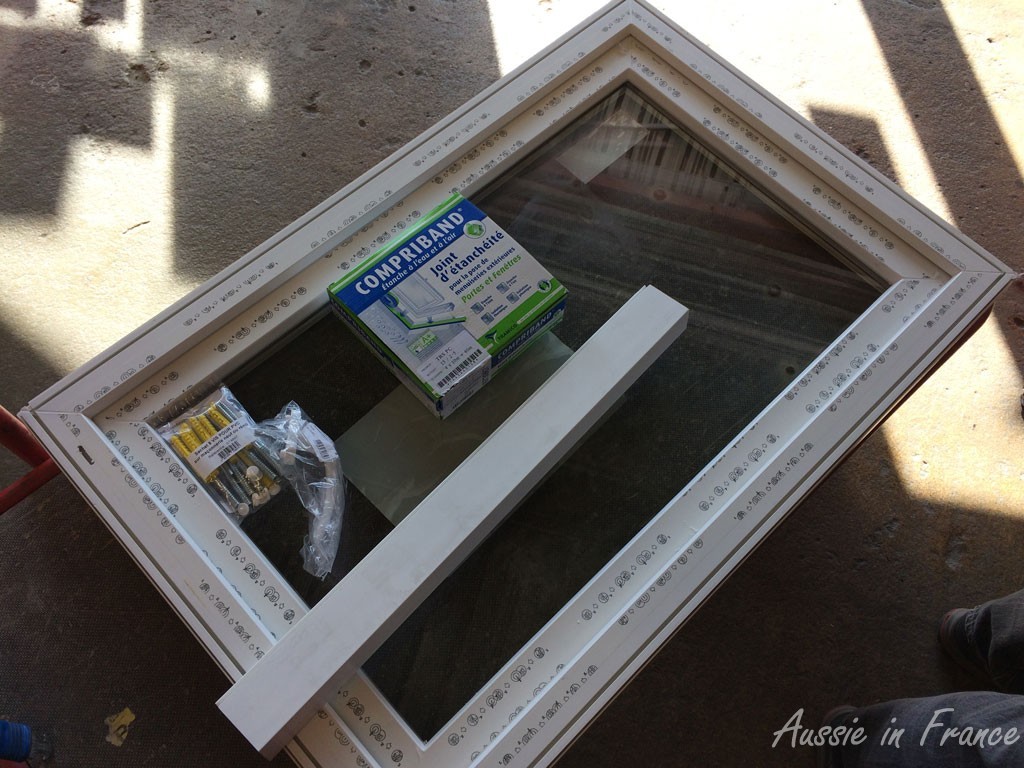 Our standard white PVC tilt and turn window