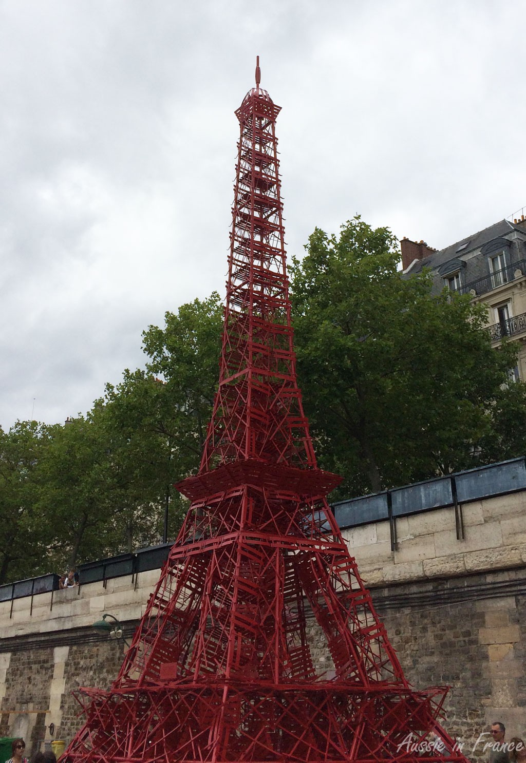 Fermob's red Eiffel Tower