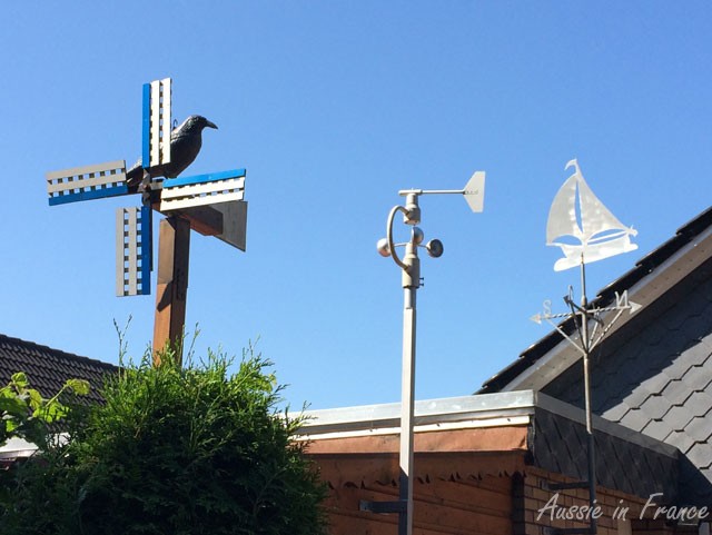 Three windvanes on the same property