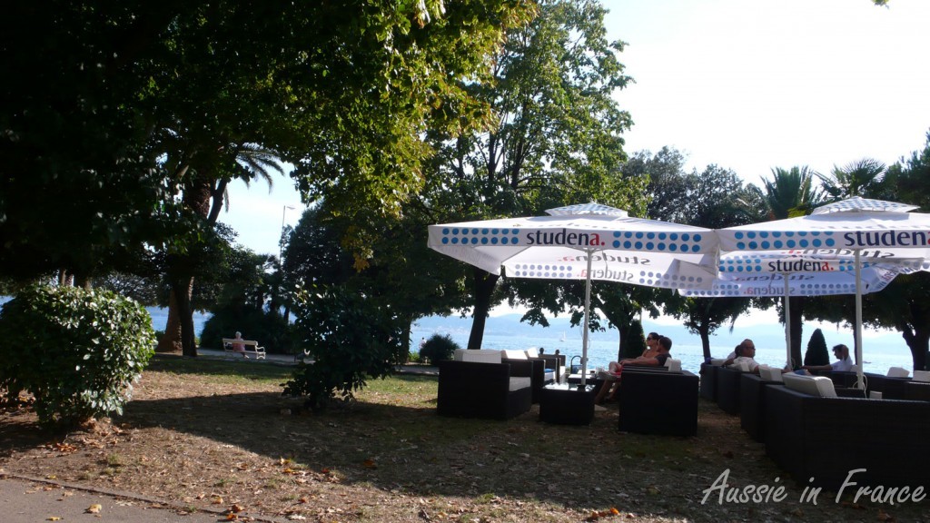 Waterfront café at Zadar